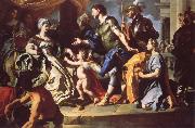 Francesco Solimena Dido Receiving Aeneas and Cupid Disguised as Ascanius oil painting on canvas